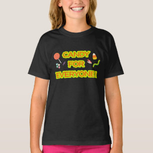 Cute Spooky Neon Candy For Everyone T-Shirt