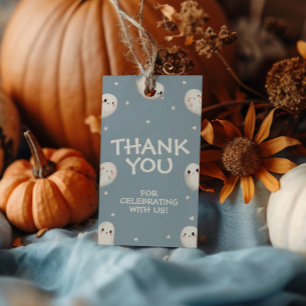 Cute Spooky One Halloween Boy 1st Birthday Gift Tags