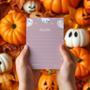 Cute Spooky One Halloween Time Capsule Card