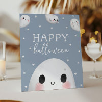 Cute Spooky One Happy Halloween Sign