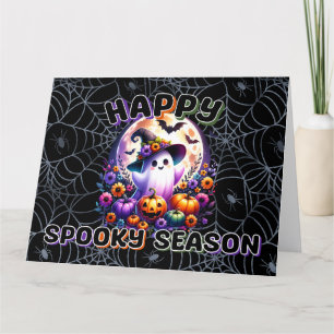 Cute Spooky Season Greeting Card for Halloween