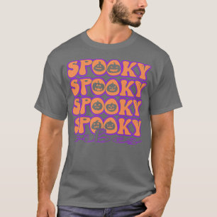 Cute Spooky Vibes with Pumpkins for Halloween T-Shirt