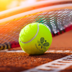 Cute Sports Club Name Tennis Team Navy Blue Balls