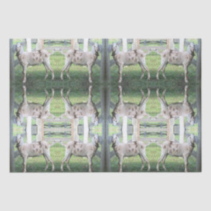 Cute Spotted Floppy Eared Goat Tissue Paper