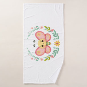 Cute, spring/butterfly bath towel