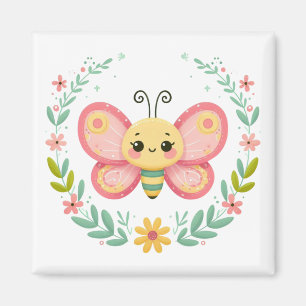 Cute, spring/butterfly magnet