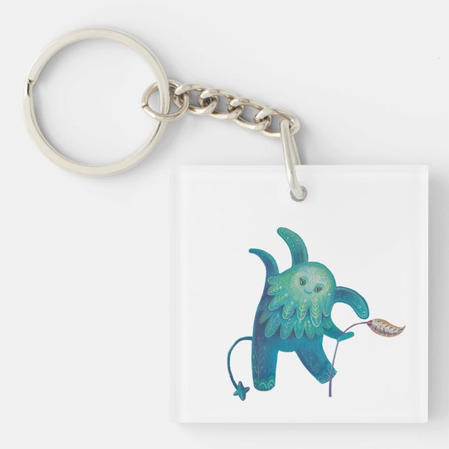 cute spring character keychain (Front)