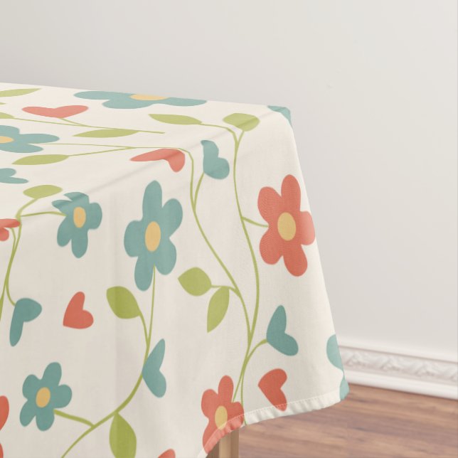 Cute Spring Flowers - Tablecloth (In Situ)
