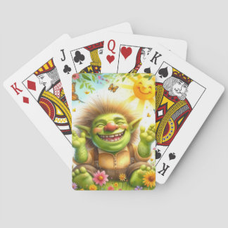 Cute Spring Goblin Playing Cards