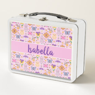 Cute Spring Metal Lunch Box