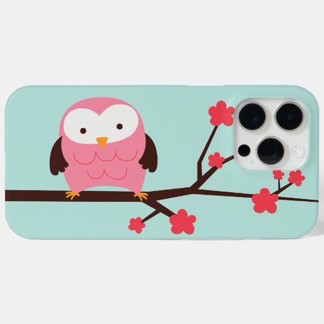 Cute Spring Owl Case-Mate iPhone Case (Back (Horizontal))