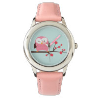 Cute Spring Pink Owl