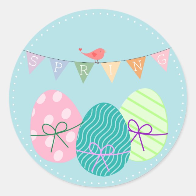 Cute Spring Sticker (Front)