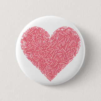 Cute Sprinkle Heart | Baby Sprinkle 2 Inch Round Button