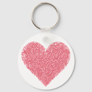 Cute Sprinkle Heart | Baby Sprinkle Keychain