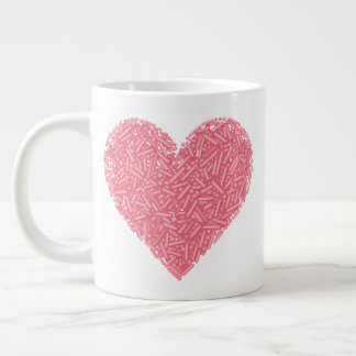 Cute Sprinkle Heart | Baby Sprinkle Large Coffee Mug