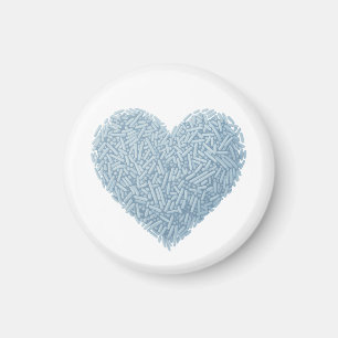 Cute Sprinkle Heart Baby Sprinkle Magnet