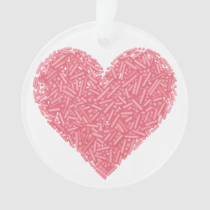 Cute Sprinkle Heart   Baby Sprinkle Ornament
