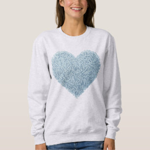 Cute Sprinkle Heart Baby Sprinkle Sweatshirt