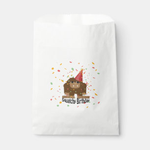 Cute Squatchy Birthday Bigfoot Favour Bag