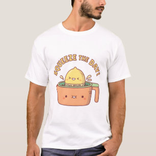 Cute Squeeze The Day Lemon T-Shirt