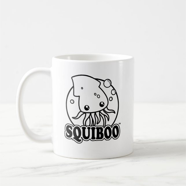 Cute Squid Café Mug (Gauche)