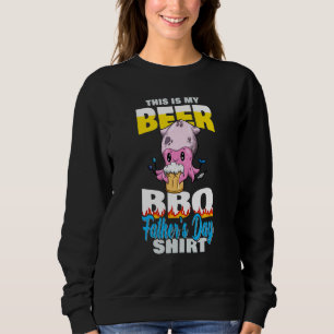 Cute Squid Octopus Funny Grilling Beer Father's Sweatshirt