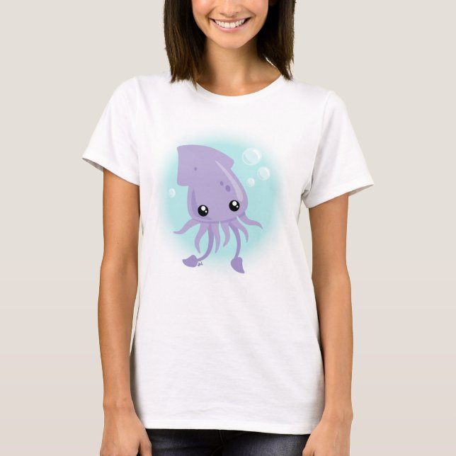Cute Squid T-Shirt (Front)