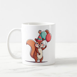 Cute Squirrel Birthday Coffee Mug