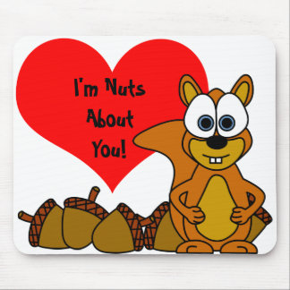 Cute Squirrel Cartoon Mouse Pad