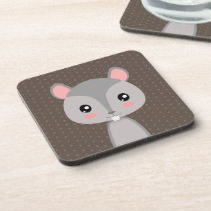 Cute Squirrel Coaster