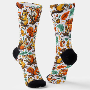 Cute Squirrel Cozy Socks – Playful Animal Lovers 