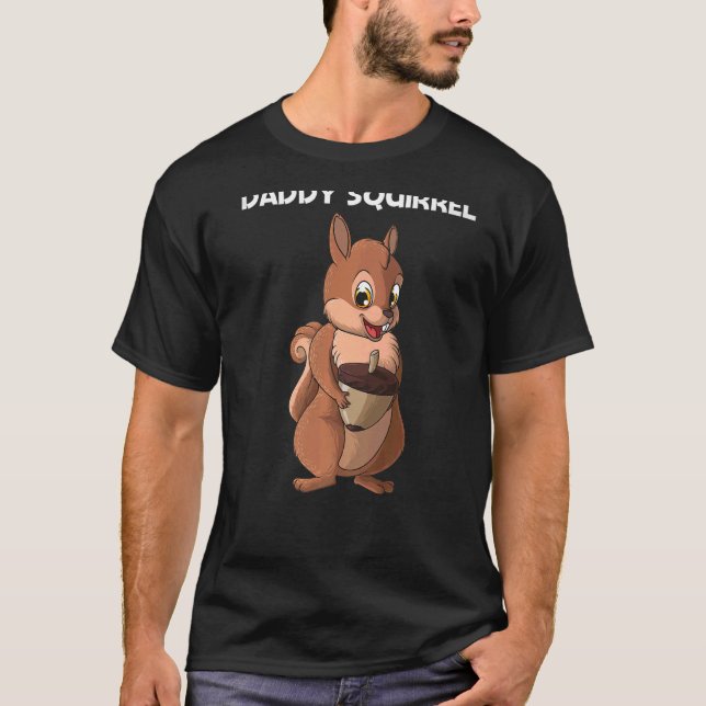 Cute Squirrel For Men Boys Squirrel  Forest Animal T-Shirt (Front)
