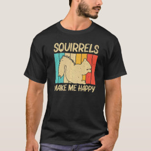 Cute Squirrel For Men Women Squirrel Pet Rodent T-Shirt
