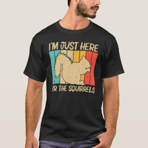Cute Squirrel For Men Women Squirrel Pet Rodent T-Shirt