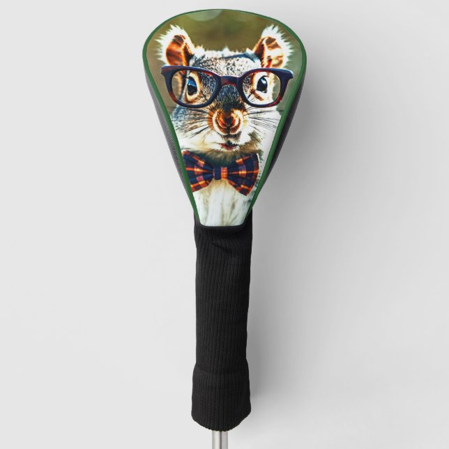 Cute Squirrel Golf Head Cover (Front)