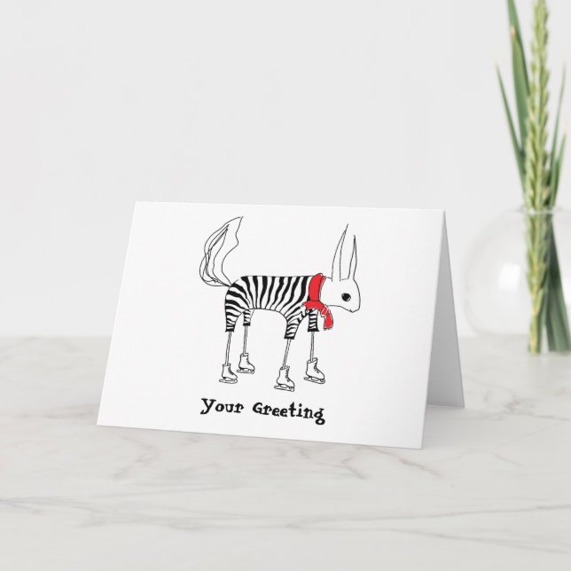 Cute Squirrel Greeting Card (Front)