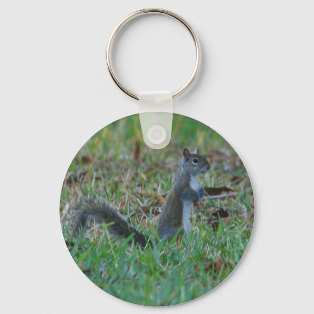 Cute Squirrel Keychain (Front)
