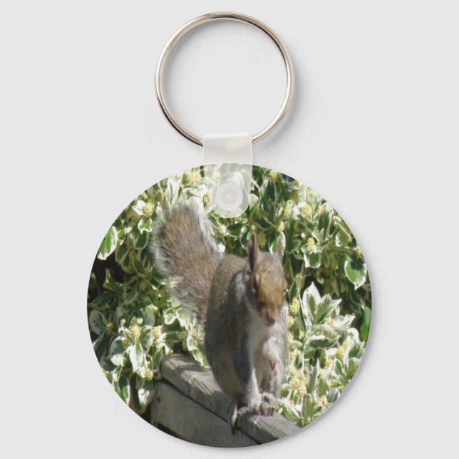 Cute Squirrel Keychain (Front)