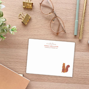 Cute Squirrel Name and Contact Note