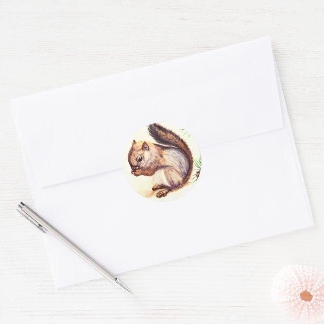 Cute Squirrel on Your Seal (Envelope)