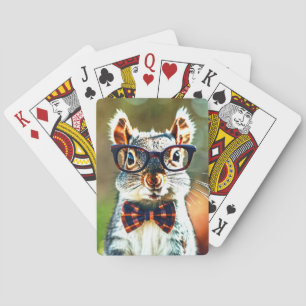 Cute Squirrel Playing Cards