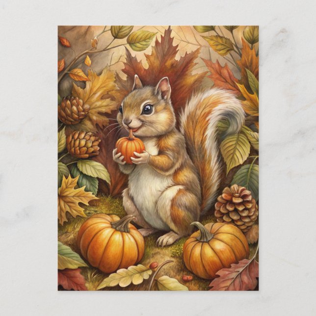 Cute Squirrel Postcard (Front)