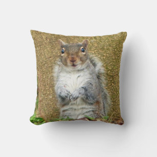 Cute Squirrel Throw Pillow