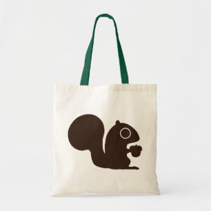 Cute Squirrel with Nut   Woodland Animal Wildlife Tote Bag