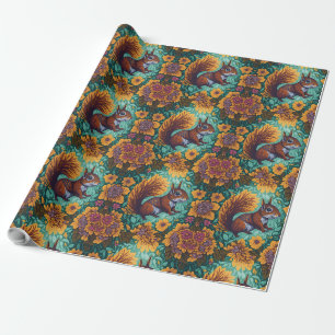 Cute Squirrels pattern for its lovers  Wrapping Paper
