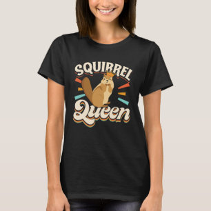 Cute Squirrels Rodent Squirrel Queen T-Shirt