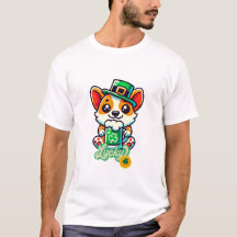 Cute St. Patrick’s Day Dog Tee