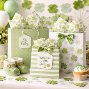 Cute St. Patrick's Day Clovers Tissue Paper