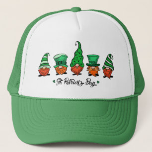 Cute St Patrick's Day Irish Gnomes Trucker Hat